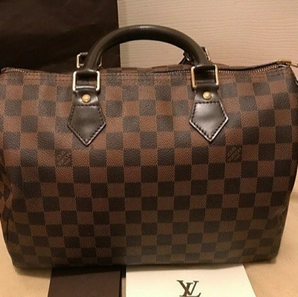 ***SOLD ***(Louis Vuitton Speedy 30 Damier Ebene